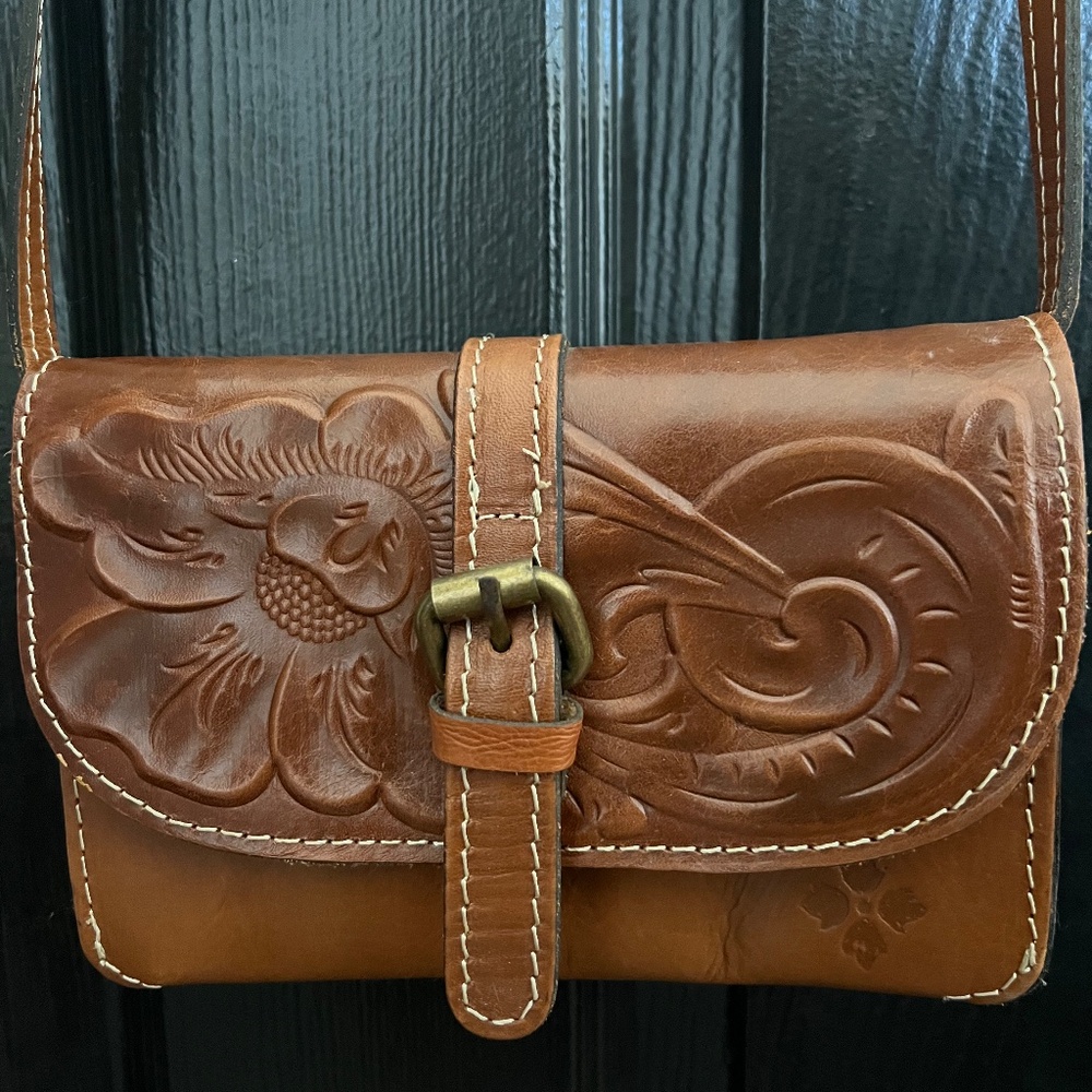 Patricia Nash crossbody leather purse